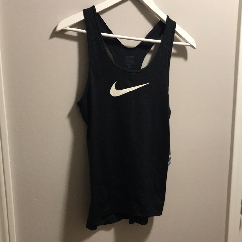 Nike stay cool tank top. Polyester and spandex. Size medium. New with tags.